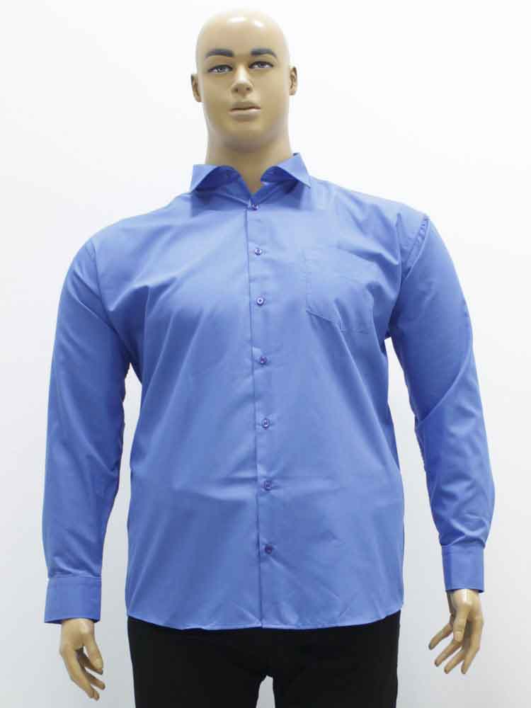 Сорочка (рубашка) мужская из хлопка классическая большого размера. Магазин «Большой Папа», Луганск.