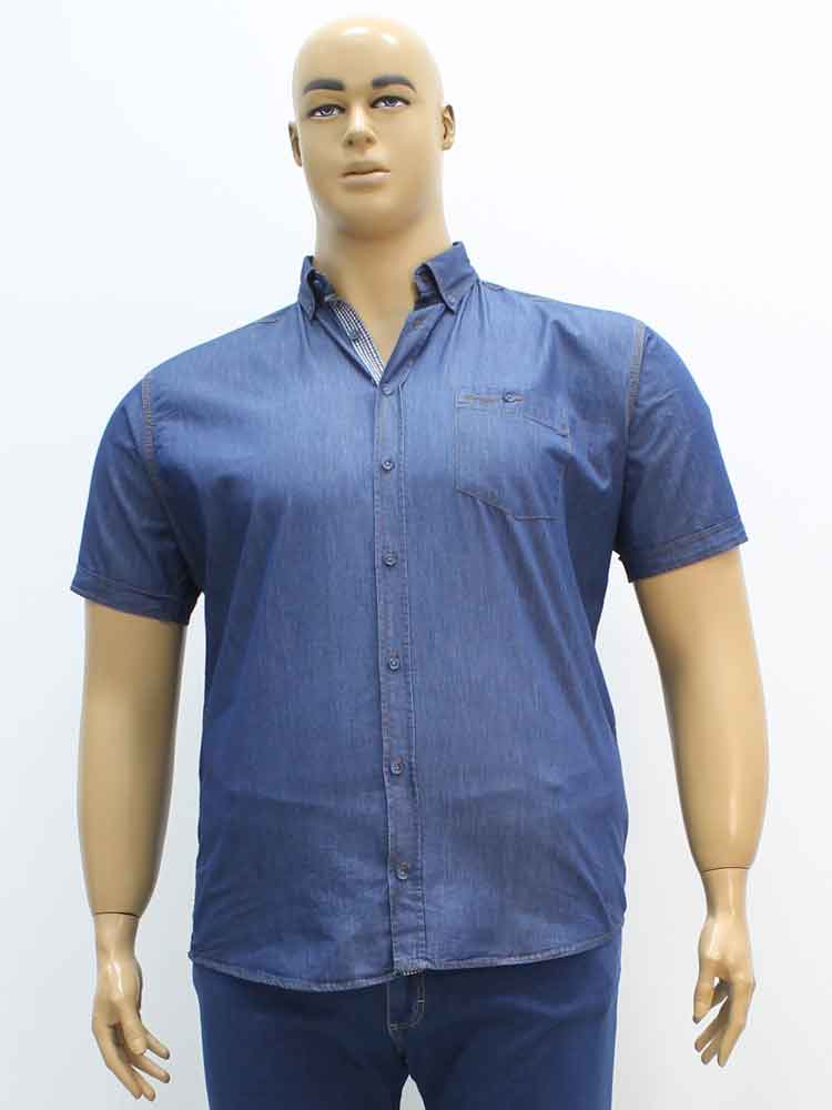 Сорочка (рубашка) мужская джинсовая большого размера. Магазин «Большой Папа», Луганск.