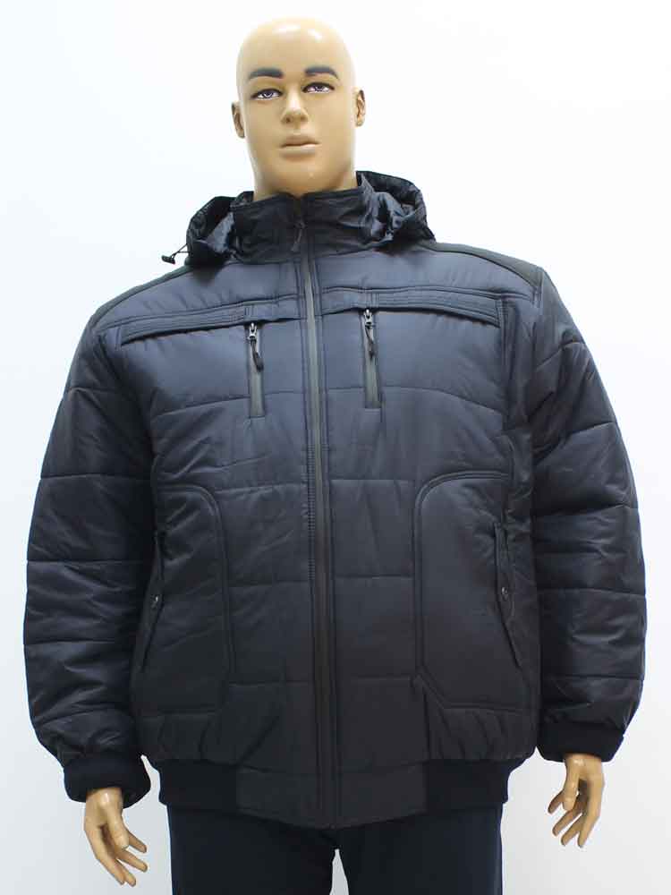 Куртка зимняя мужская с капюшоном на манжете большого размера, 2020. Магазин «Большой Папа», Луганск.
