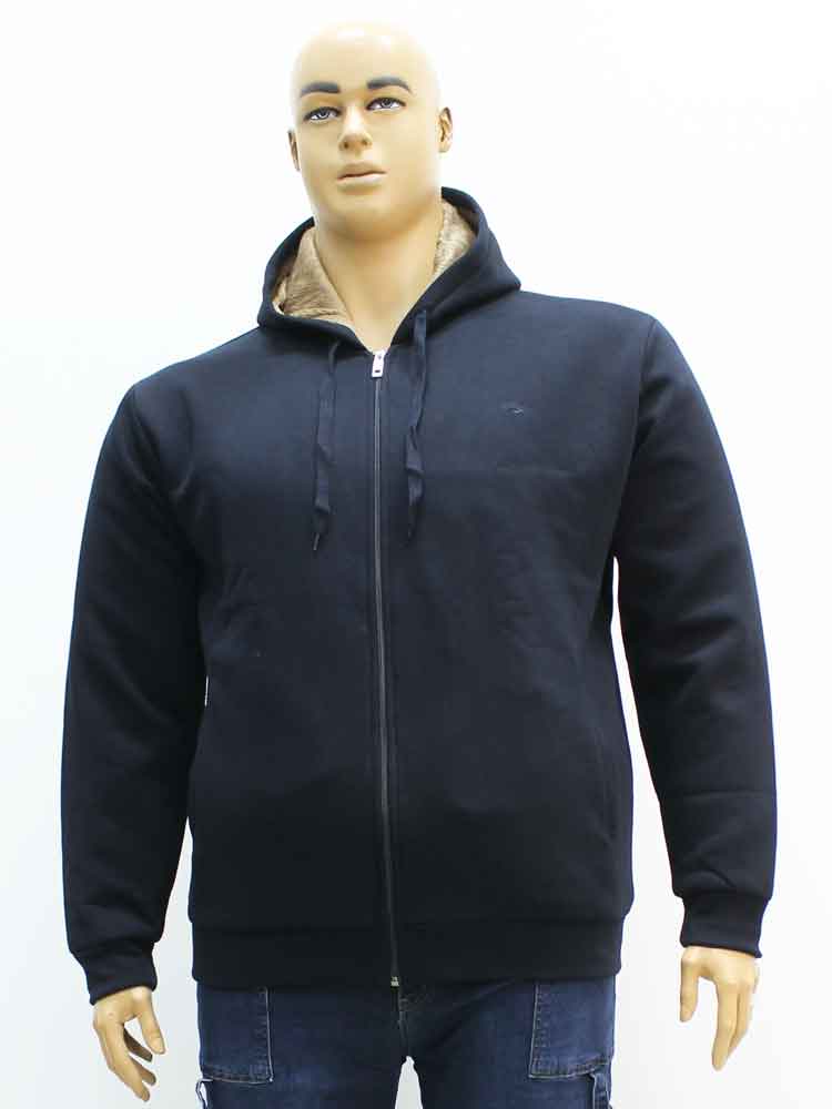 Кофта-куртка мужская на подкладке из искусственного меха большого размера, 2021. Магазин «Большой Папа», Луганск.