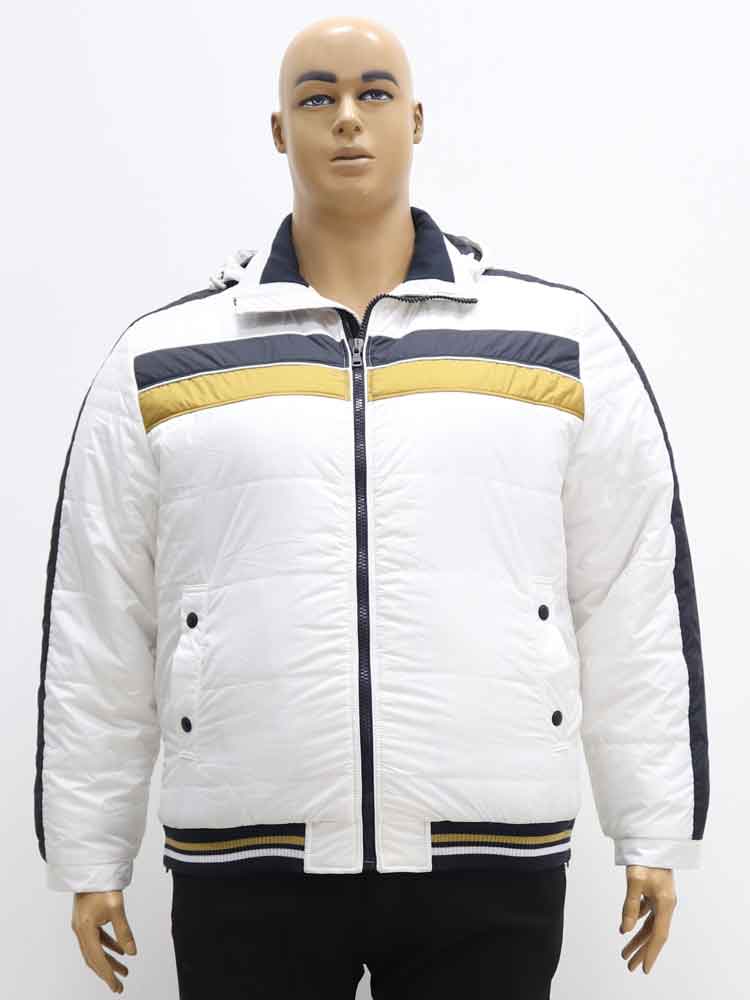 Куртка зимняя мужская на манжете с капюшоном большого размера. Магазин «Большой Папа», Луганск.