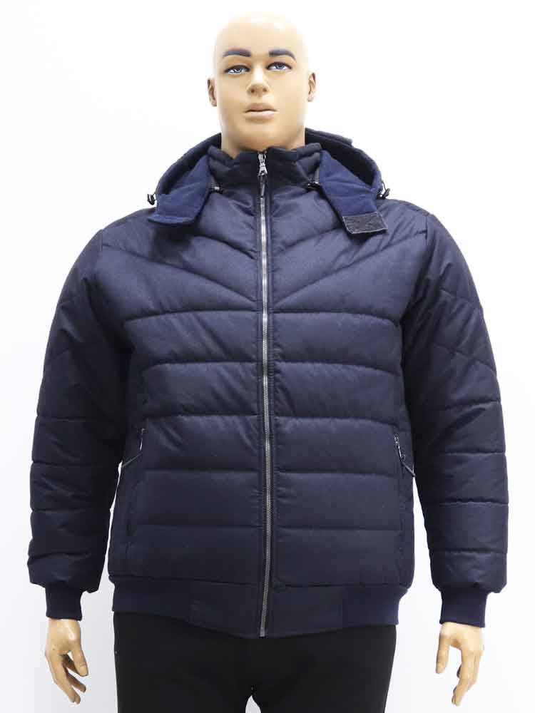 Куртка зимняя мужская с капюшоном на манжете большого размера, 2021. Магазин «Большой Папа», Луганск.