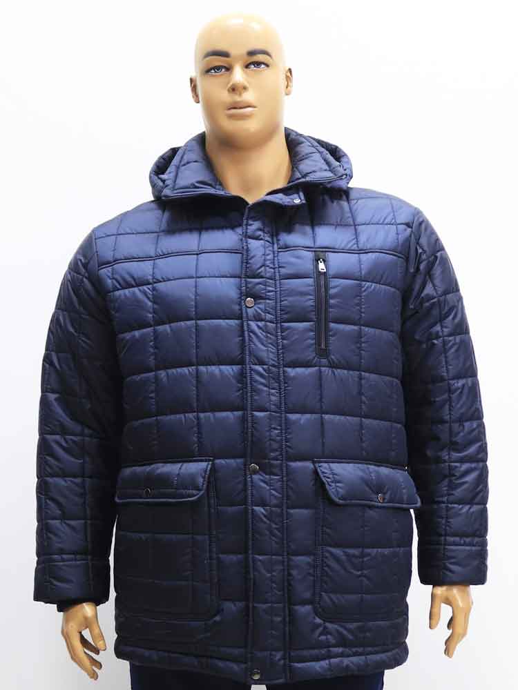 Куртка демисезонная мужская с капюшоном большого размера, 2022. Магазин «Большой Папа», Луганск.