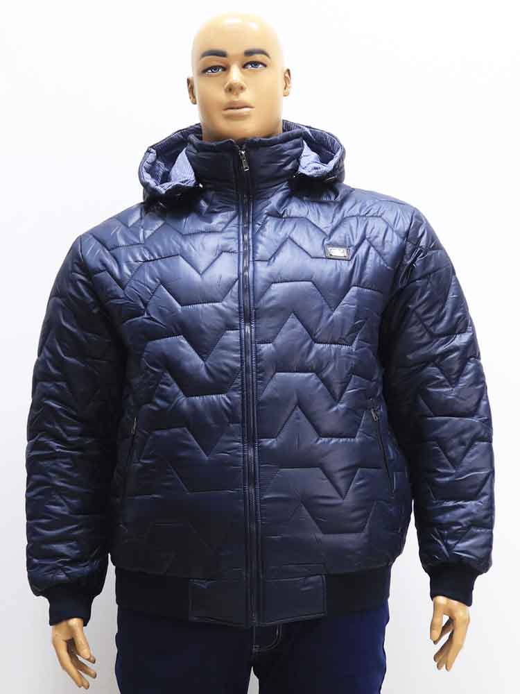 Куртка демисезонная мужская с капюшоном на манжете большого размера, 2022. Магазин «Большой Папа», Луганск.