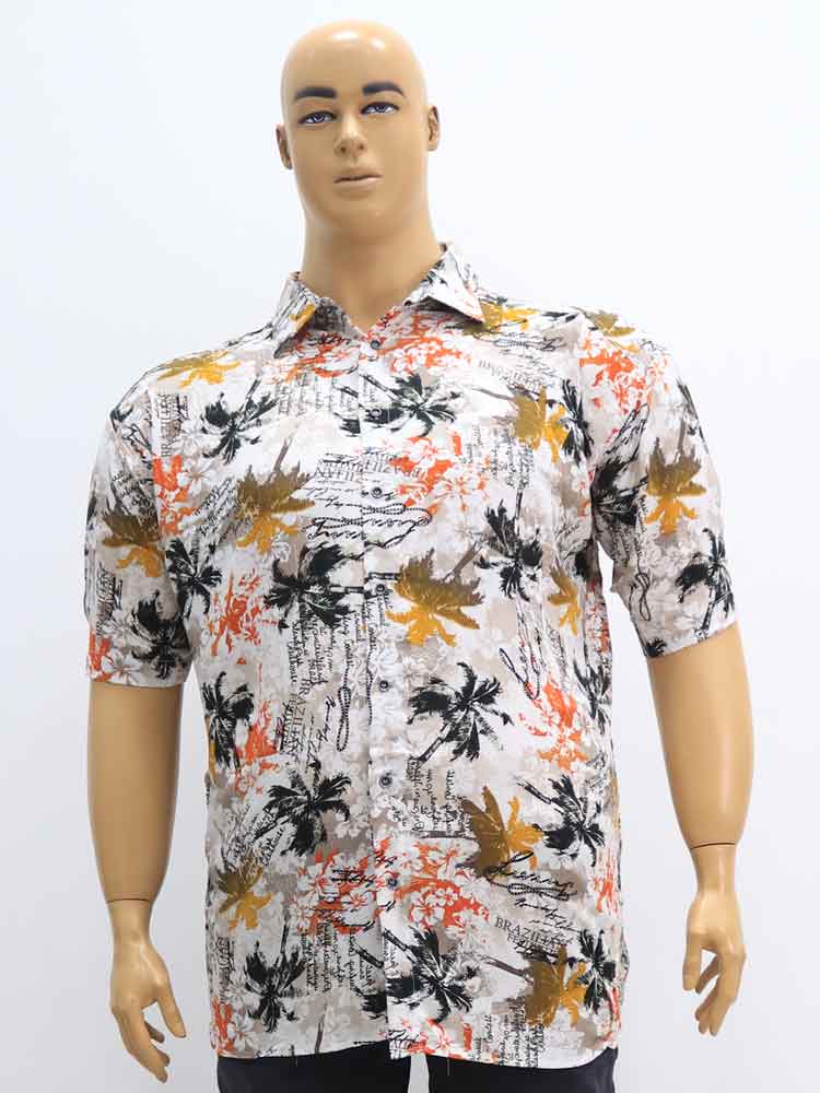 Сорочка (рубашка) мужская  из хлопка большого размера, 2023. Магазин «Большой Папа», Луганск.