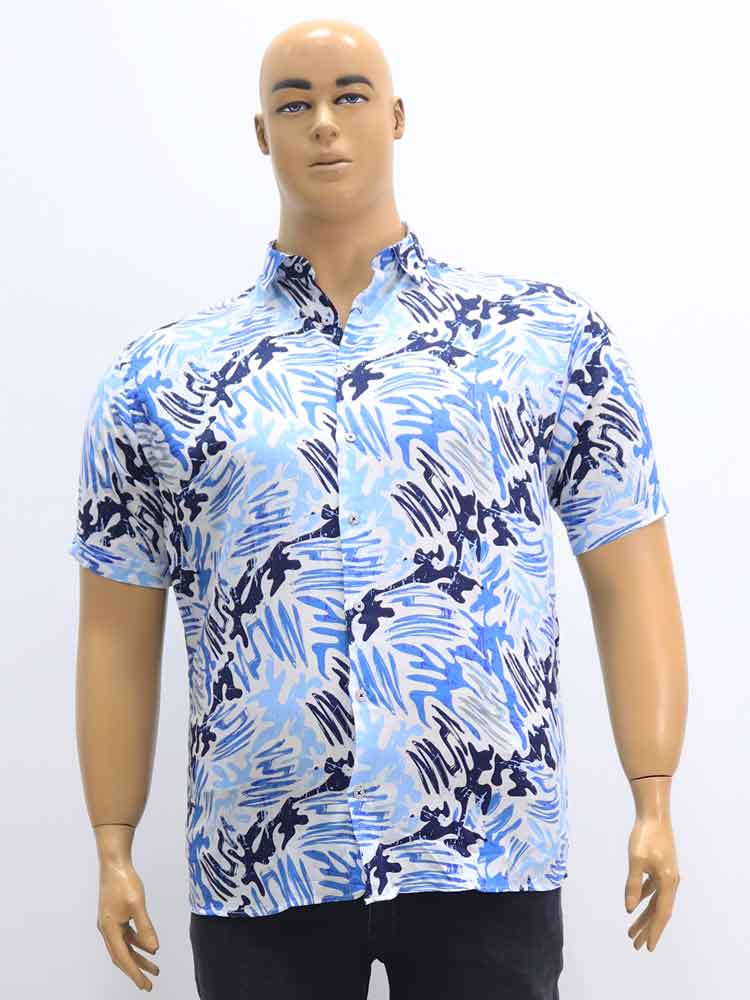 Сорочка (рубашка) мужская из вискозы большого размера, 2023. Магазин «Большой Папа», Луганск.