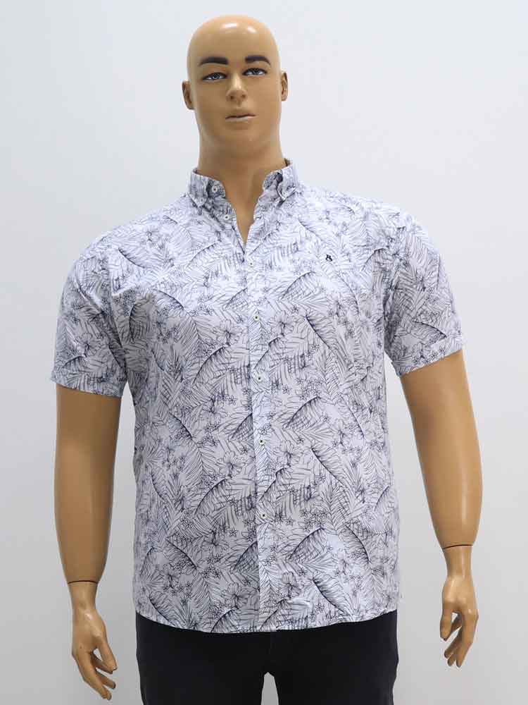 Сорочка (рубашка) мужская из хлопка большого размера, 2023. Магазин «Большой Папа», Луганск.