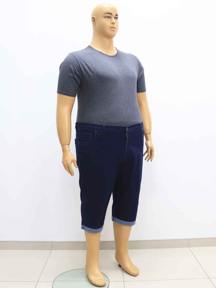 Бриджи  мужские джинсовые стрейчевые большого размера, 2023. Магазин «Большой Папа», Луганск.