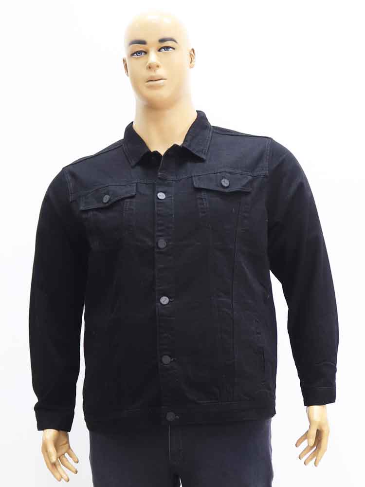 Куртка джинсовая мужская стрейчевая большого размера, 2023. Магазин «Большой Папа», Луганск.